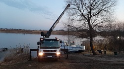 перевозка лодки манипулятором Наро-Фоминск